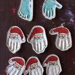 Santa and Me Hand Prints