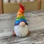 Peace Love and Pottery – Peace Gnome Lantern