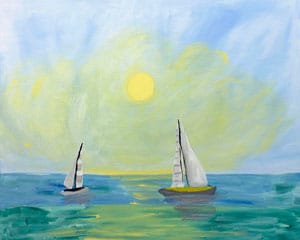Sip and Paint – Day at Sea