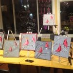 Sip and Paint – Cardinals and Berries